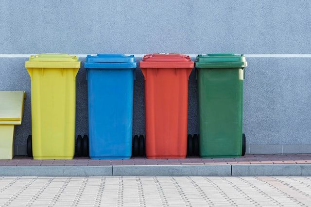 Rotating Rubbish Bins